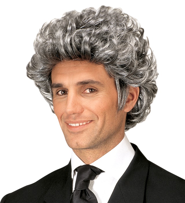 "PERRUQUE JOHN GRIS" en sachet