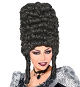 "PERRUQUE GOTHIQUE EXTRA HAUTE" noire - en sachet