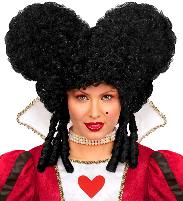 "PERRUQUE BAROQUE NOIRE" en sachet