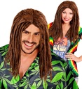 "PERRUQUE DREADLOCKS BRUNE" en sachet