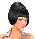"PERRUQUE PARTY GIRL ANNÉES 60 NOIRE" en sachet