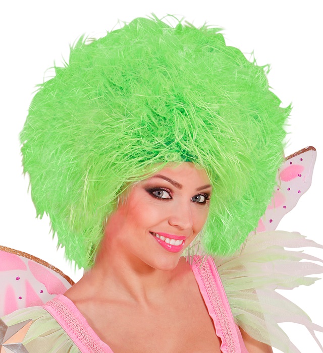 "PERRUQUE FEE" vert neon - en sachet