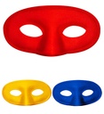 "LOUP  MASQUERADE" 3 couleurs ass.:6 rouges, 3 bleus, 3 jaunes