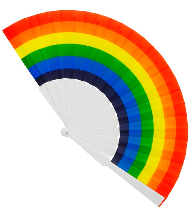 "ÉVENTAIL ARC-EN-CIEL"