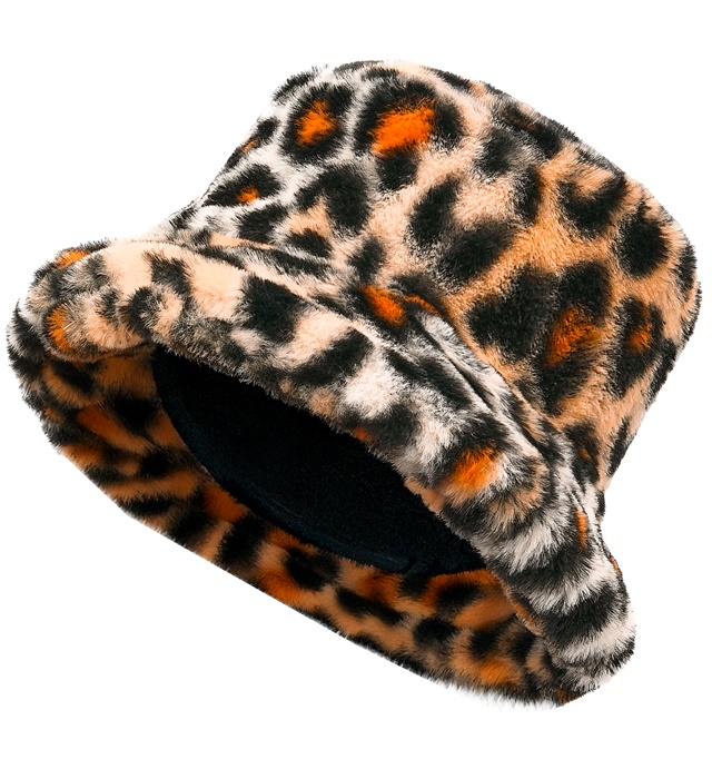 "CHAPEAU DE PÊCHEUR PELUCHE FLEURS ANIMALIER"