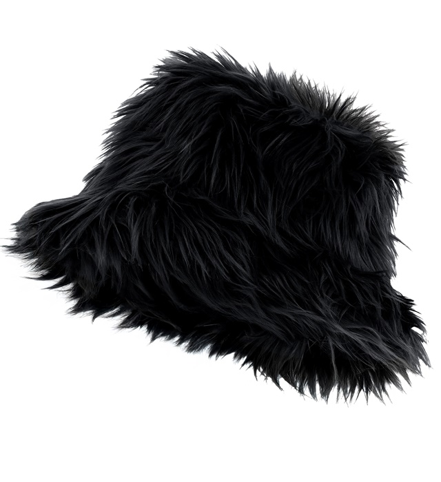 [65100] "CHAPEAU DE PÊCHEUR EN PELUCHE NOIR"
