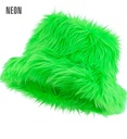 "CHAPEAU DE PÊCHEUR PELUCHE VERT FLUORESCENTE"