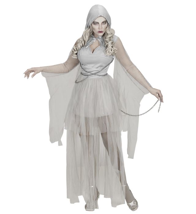 "ESPRIT FANTOME ENCHAINE" (robe à capuche, chaines)