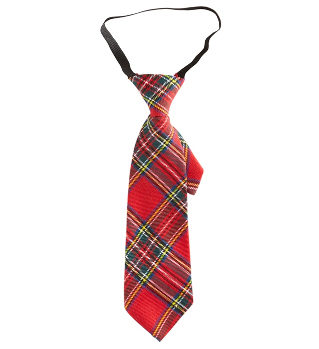 [0096J] "CRAVATE TARTAN ROUGE"