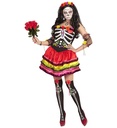 "FEMME JOUR DES MORTS" (robe, mitaines, bas, coiffe avec voile)