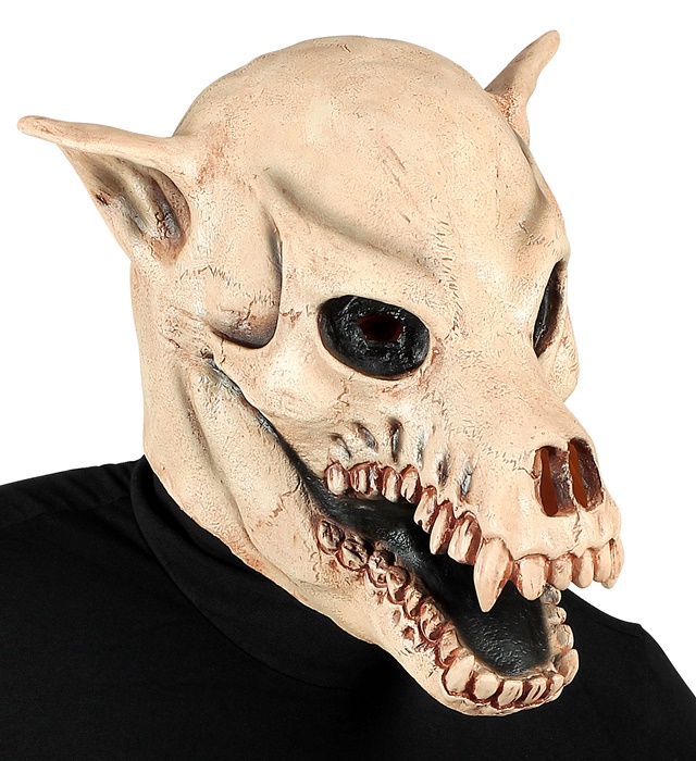 "MASQUE TETE COMPLETE DE CRANE DE CHIEN"