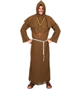 "MOINE HISTORIQUE" (robe, ceinture, capuche) en tissu à armure serrée