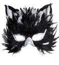 "MASQUE CHAT A PLUMES"
