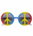 "LUNETTE MULTICOLORE LOVE &  PEACE" multicolore