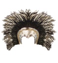 "COIFFE CABARET A PLUMES"  argent