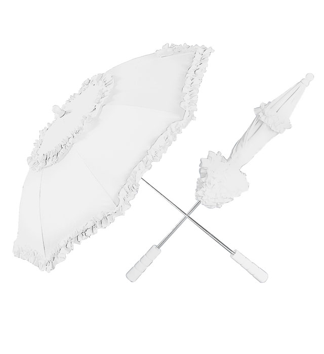 "OMBRELLE BELLE EPOQUE BLANCHE" 72cm