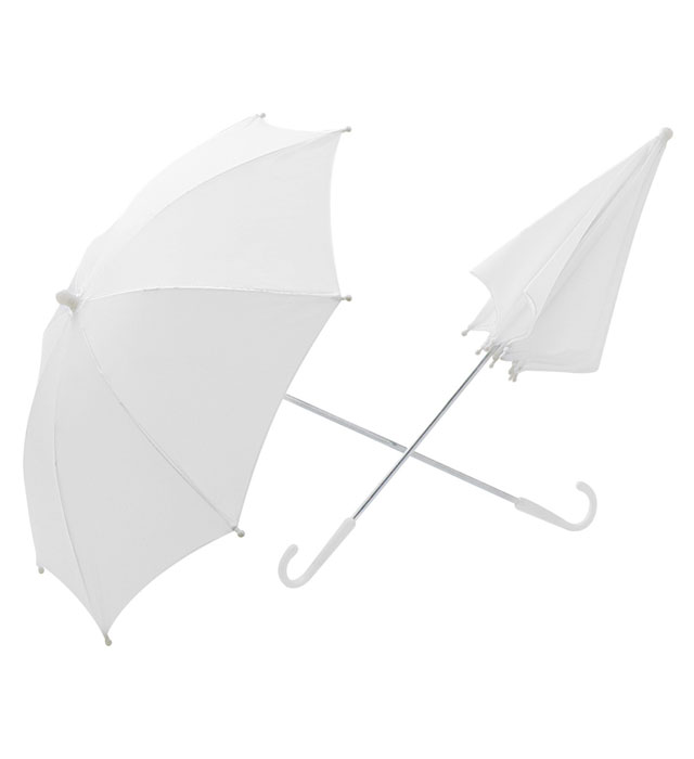 "PARAPLUIE BLANC" env .60cm