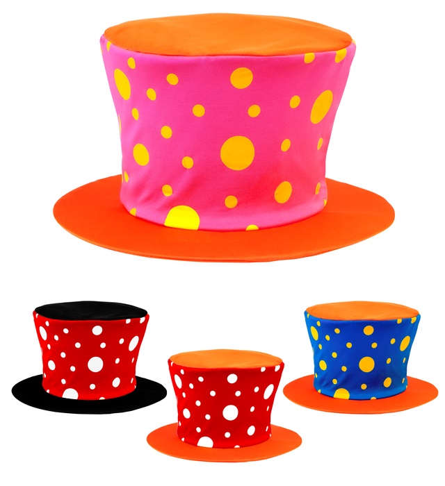 "MAXI CHAPEAU" 19 cm - 4 combi. Couleurs ass.