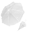 "OMBRELLE BLANCHE EN DENTELLE" 83 cm