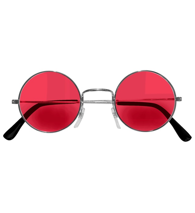 [67322] "LUNNETTES PERSONNAGE AVEC LENTILLES ROUGES"