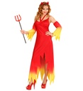 "DIABLESSE" (robe, manchettes, cornes)