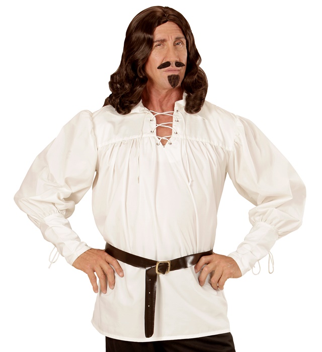 [67657] "CHEMISE D'EPEISTE" pour tenue Médiévale, Renaissance, Coloniale, Mousquetaire, Pirate (XL)
