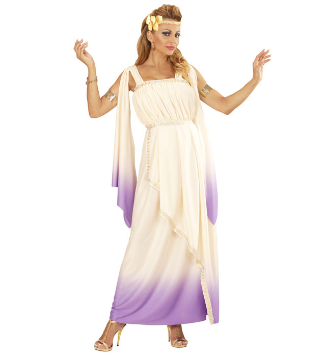 "DEESSE GRECQUE" (robe, bandeau feuilles de laurier)