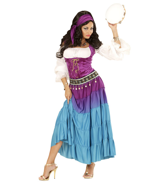 "GITANE" ( robe, ceinture à pièces, bandana)