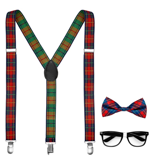 [68551] "INTELLO" (bretelles, noeud papillon, lunettes)