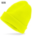 "CHAPEAU BONNET JAUNE FLUO" SIMIL LAINE