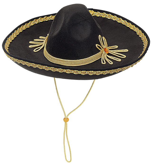 "DELUXE SOMBRERO MEXICAIN" en feutre 50 cm