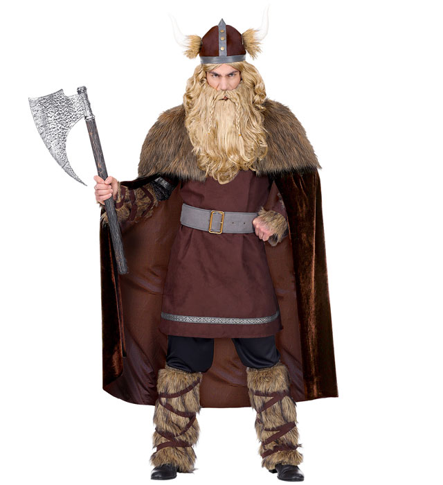 "GUERRIER" (cape avec fourrure tippet) - 125 cm