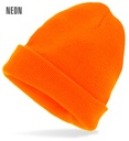 "CHAPEAU BONNET ORANGE FLUO"  SIMIL LAINE