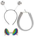 "EXTRATERRESTRE" (antennes, lunettes, collier)