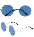 "LUNETTES XL HIPPIE VERRES BLUE" diam. 6 cm