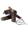 "HOLSTER ET CEINTURE WESTERN MARRONS AUTHENTIQUES" Simili