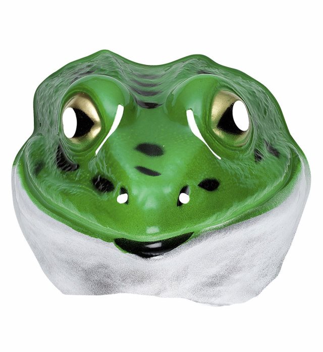 "MASQUE GRENOUILLE" en plastique