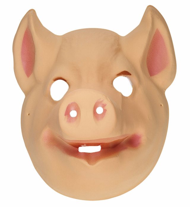 "MASQUE COCHON" en plastique