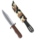 "POIGNARD AVEC FOURREAU EN CAMOUFLAGE" - 28 cm