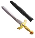 "EPEE ROYALE AVEC PIERRES ET FOURREAU" 45 cm