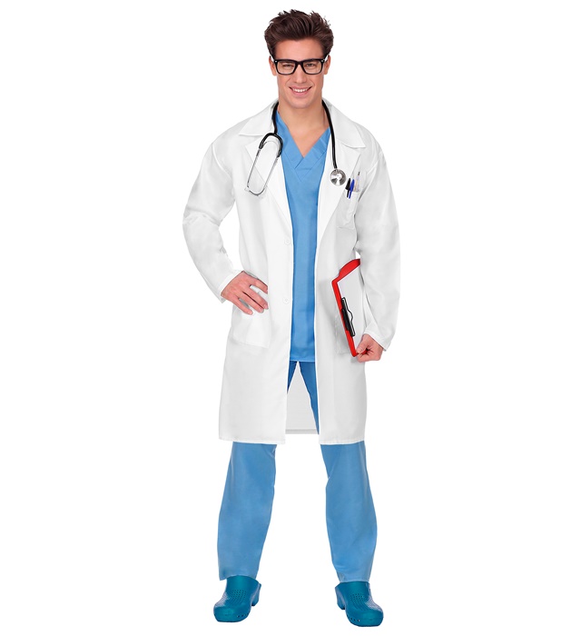 [70261] "DOCTEUR" (chemise, pantalon, blouse de laboratoire) (S)