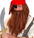"PERRUQUE MARRON PERSONNAGE AVEC BARBE" en sachet