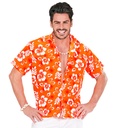 "CHEMISE HAWAIENNE ORANGE"