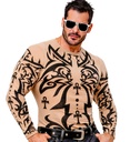 "CHEMISE TRIBALE TATOUAGE" effet naturel
