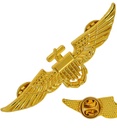 "BROCHE AVIATEUR EN OR"