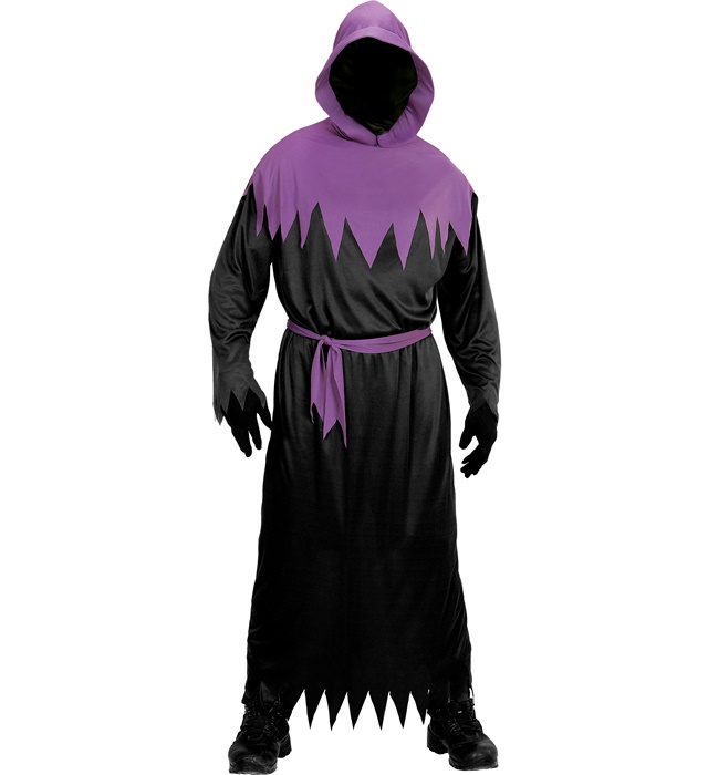 "PHANTOM" (tunique à capuche masque cachant le visage, ceinture)
