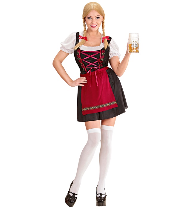 "SERVEUSE BAVAROISE" (robe, chemise, tablier)
