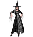 "SORCIERE EN TOILE D'ARAIGNEE" (robe à cerceau, chapeau)