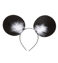 "SERRE-TETE OREILLES DE SOURIS AVEC MARABOU"