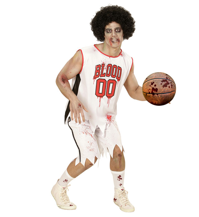 [73361] "JOUEUR DE BASKET ZOMBIE" ( t-shirt, short) (S)